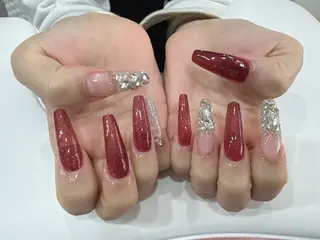 ネイル 長さだし専門店)H‘ami nailsalon新大久保所属・金子 希のネイルデザイン