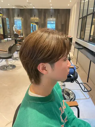 カラー カット/メンズ パーマ/夢翔のヘアスタイル