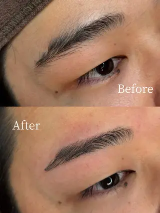 メンズ アイブロウ メンズ研究所所属・《メンズ眉毛&脱毛》 ✨トネタイチの眉毛・アイブロウイメージ