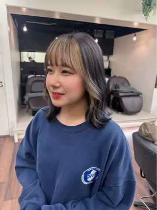 ミディアム ウルフ/レイヤー /髪質改善　ナユタのヘアスタイル