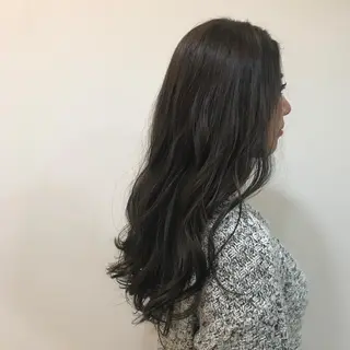 ロング カラー 馴染ませNo.1🧃 エクステ・アレンジのヘアスタイル