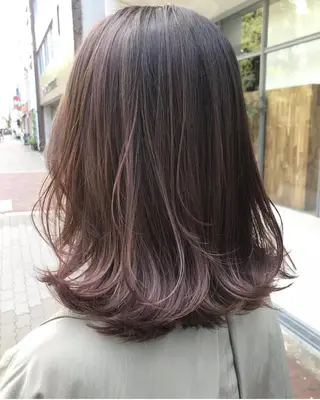 ミディアム カラー パーマ メンズ sendai mayumiのヘアスタイル