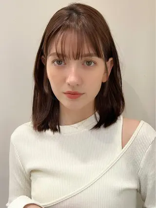 ミディアム カラー ✨髪質改善特化✨ kyousukeのヘアスタイル