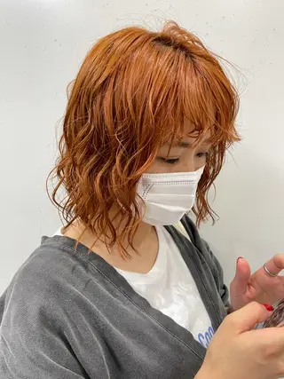 ショート パーソナルカラー 藤本夢のヘアスタイル