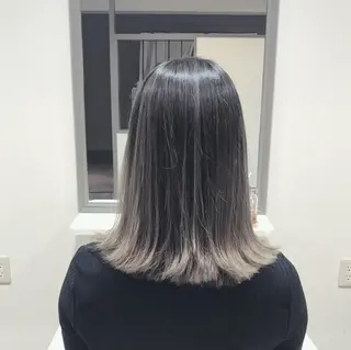 ミディアム カラー 🌈髪質改善カラーの 🌈坂本侑樹のヘアスタイル