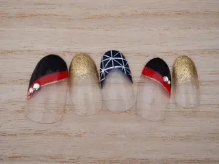 ネイル トップネイリスト Ribbon立川店のネイルデザイン