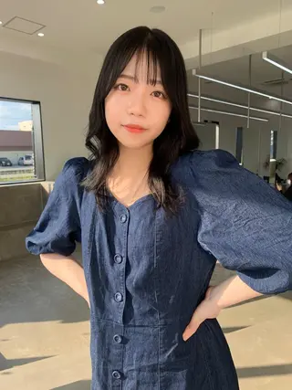 ロング カラー YU KIのヘアスタイル