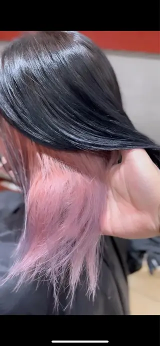 セミロング カラー 坂本 優輝のヘアスタイル