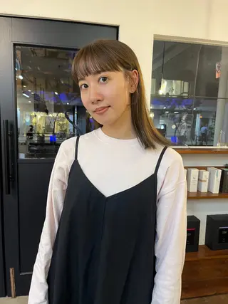 セミロング haco所属・🌿haco / パーマ/ユリナ🕊️のヘアスタイル