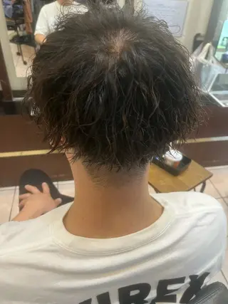 パーマ メンズ MODEK's阿倍野 HONOKAのヘアスタイル
