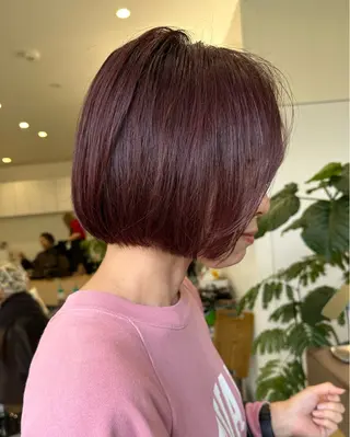 ショート カラー rion🪽 /wカラー・縮毛矯正のヘアスタイル