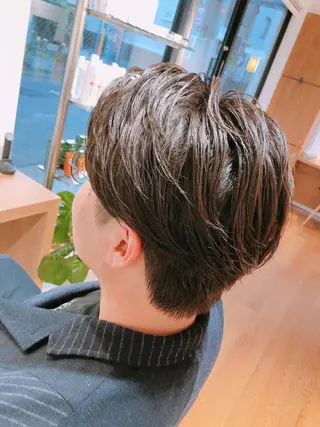 カラー パーマ メンズ ウメダ マサトのヘアスタイル