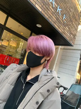 カラー メンズ ハイトーンブリーチ有 ブリーチ無しお任せのヘアスタイル