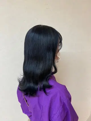 セミロング カラー 透明感カラー🫧 /有野ひかりのヘアスタイル