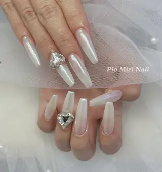 ネイル momo 長さだしのネイルデザイン