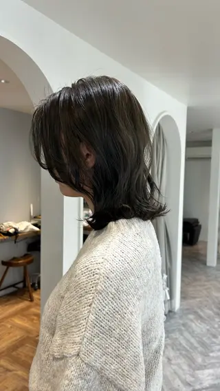 ミディアム カラー じゅわっと暖色カラー 🍊Moemiのヘアスタイル