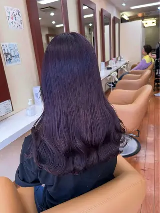 ミディアム 濱川 良栄のヘアスタイル