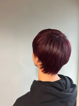 ショート カラー メンズ キハコ豊橋岩田店所属・瀧本 知沙のヘアスタイル