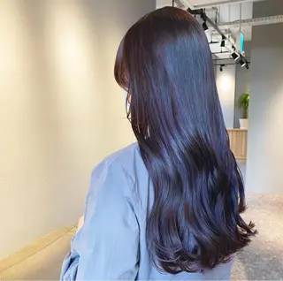 ロング 地毛風縮毛矯正/ コウノリナのヘアスタイル