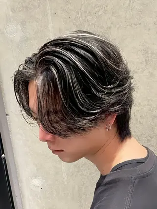 カラー メンズ 店舗指名No.1 吉岡　弘のヘアスタイル