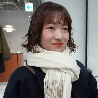 ショート カラー パーマ ヘアアレンジ 🌐サトウ リョウ🌐のヘアスタイル