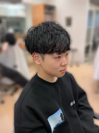 パーマ メンズ 💠つたふうか/ 韓国/メンズヘア💠のヘアスタイル