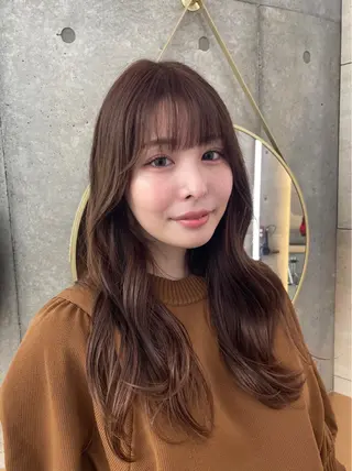 ロング カラー 韓国ヘア🇰🇷 レイヤー/芝春樹のヘアスタイル