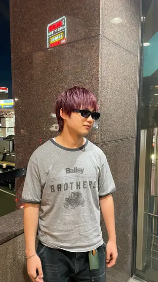 カラー メンズ Ace栄所属・メンズ専門/ メンズパーマ/ゆうとのヘアスタイル