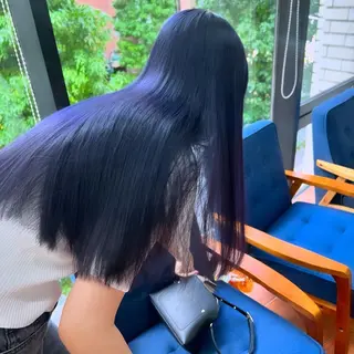 ロング ピンクカラー/ ブリーチなしRINAのヘアスタイル