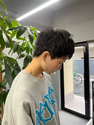 メンズ darts所属・マツダ レンのヘアスタイル