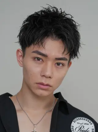 ショート パーマ メンズ fifth栄所属・メンズパーマ 名古屋/水谷颯のヘアスタイル