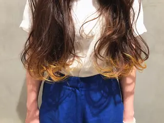 ロング カラー 大西 直人のヘアスタイル