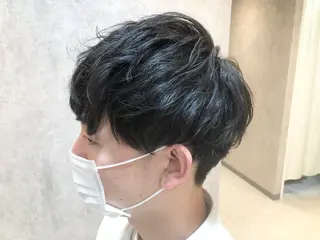 ショート カラー パーマ ヘアアレンジ メンズ 山本 史奈のヘアスタイル