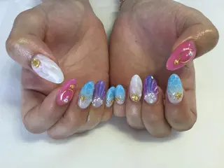 ネイル 💎🐰 saki. m 🐰💎のネイルデザイン