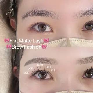 マツエク・マツパ 奥村 茉柚のマツエク・マツパデザイン