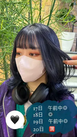 ミディアム 暖色カラー/レイヤー カット/Yunaのヘアスタイル