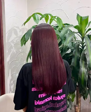 ロング 角田 満帆のヘアスタイル