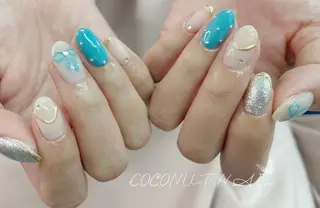 ネイル 神田 ココナッツのネイルデザイン