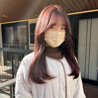 ロング カラー 暖色/パーマ 🌼クニトウメイのヘアスタイル