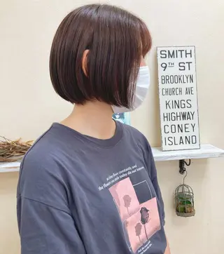 ショート カラー 初めてのショート お任せください✂️のヘアスタイル