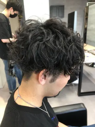 ショート パーマ メンズ 🪞個室サロン/韓国 艶髪/keito🪞のヘアスタイル