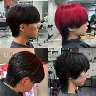 ミディアム カラー パーマ メンズ メンズパーマ特化 🔥韓国ヘア職人🔥のヘアスタイル