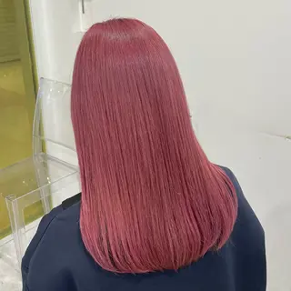 ロング カラー ヘアアレンジ 韓国レイヤーカット /韓国トレンドカラーのヘアスタイル