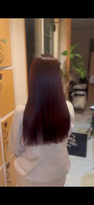 ロング カラー 艶ストレート🫧✨ 浜松/Hanaのヘアスタイル