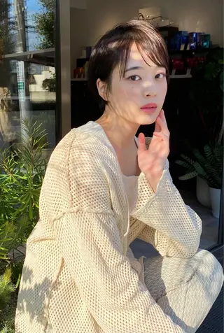 ショート 井上 舞のヘアスタイル