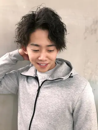 ミディアム パーマ メンズ 髙田　健治 (ケンジ)のその他イメージ