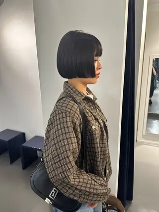 ショート ボブ/似合わせカット /ニュアンスカラーのヘアスタイル