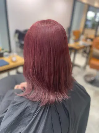カラー 中原 栞奈のヘアスタイル