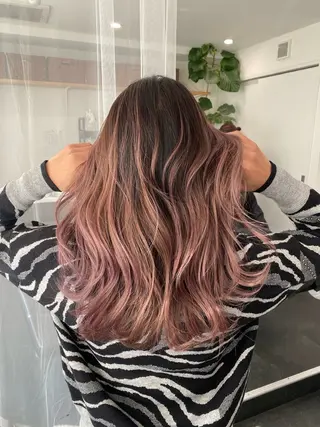 ミディアム カラー JILBLAN京都 ショート/ハイライトのヘアスタイル