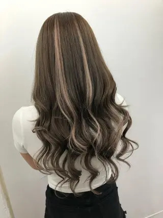 ロング カラー 下妻 カラーエクステ難波のヘアスタイル